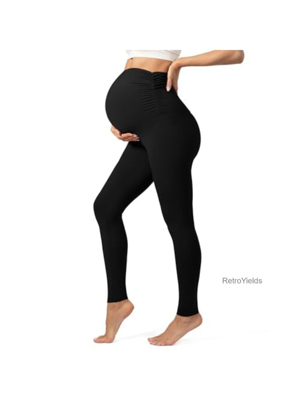 Buttery Soft Maternity Leggings Over The Belly Pregnancy Yoga Pants Workout